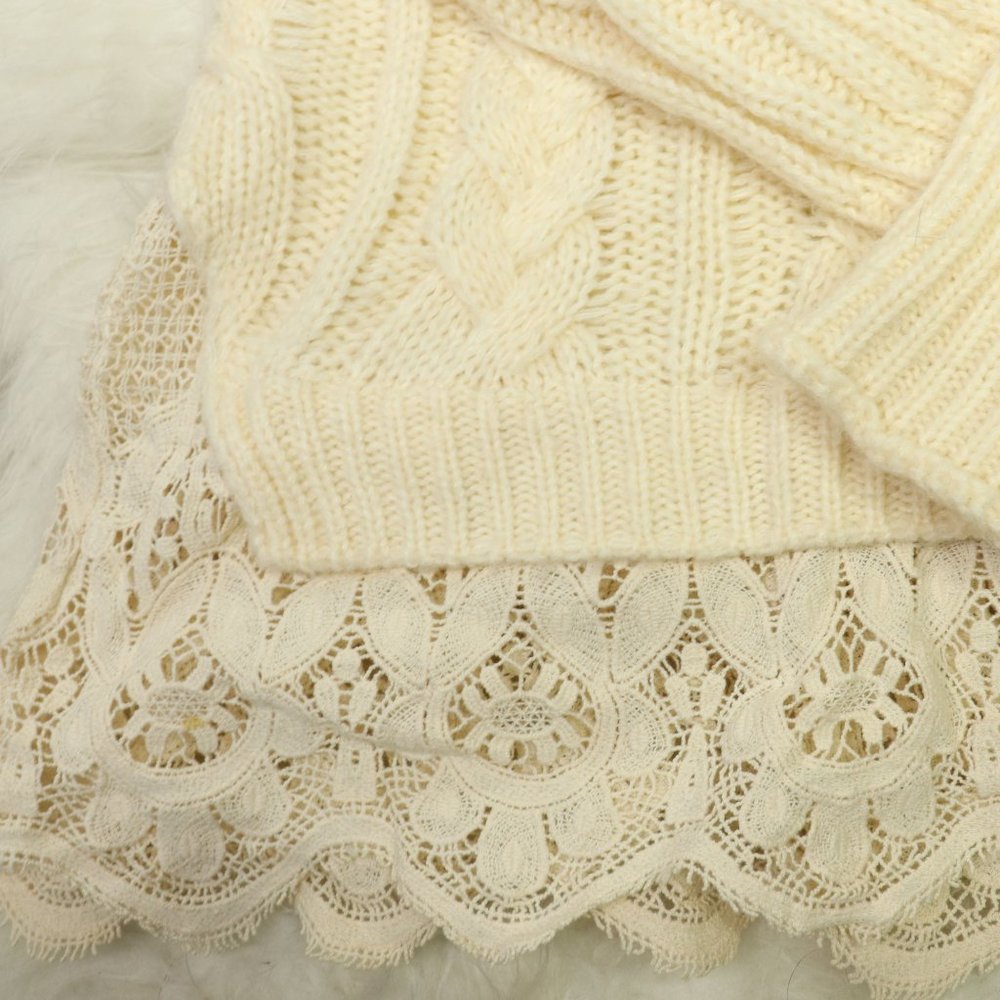 Off the Shoulder Rib Knit Sweater - Picture 2 of 3